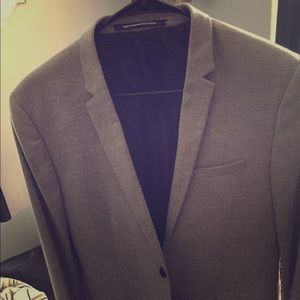 Gray slim fit blazer size 40 h&m